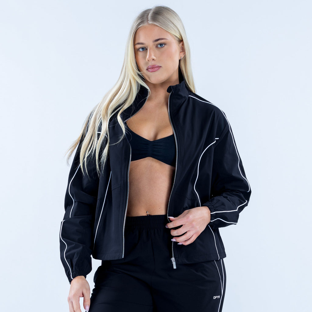 Signature Track Jacket Midnight Black