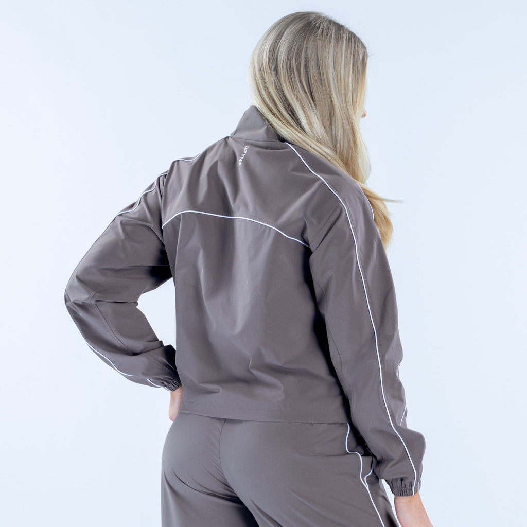 Signature Track Jacket Truffle