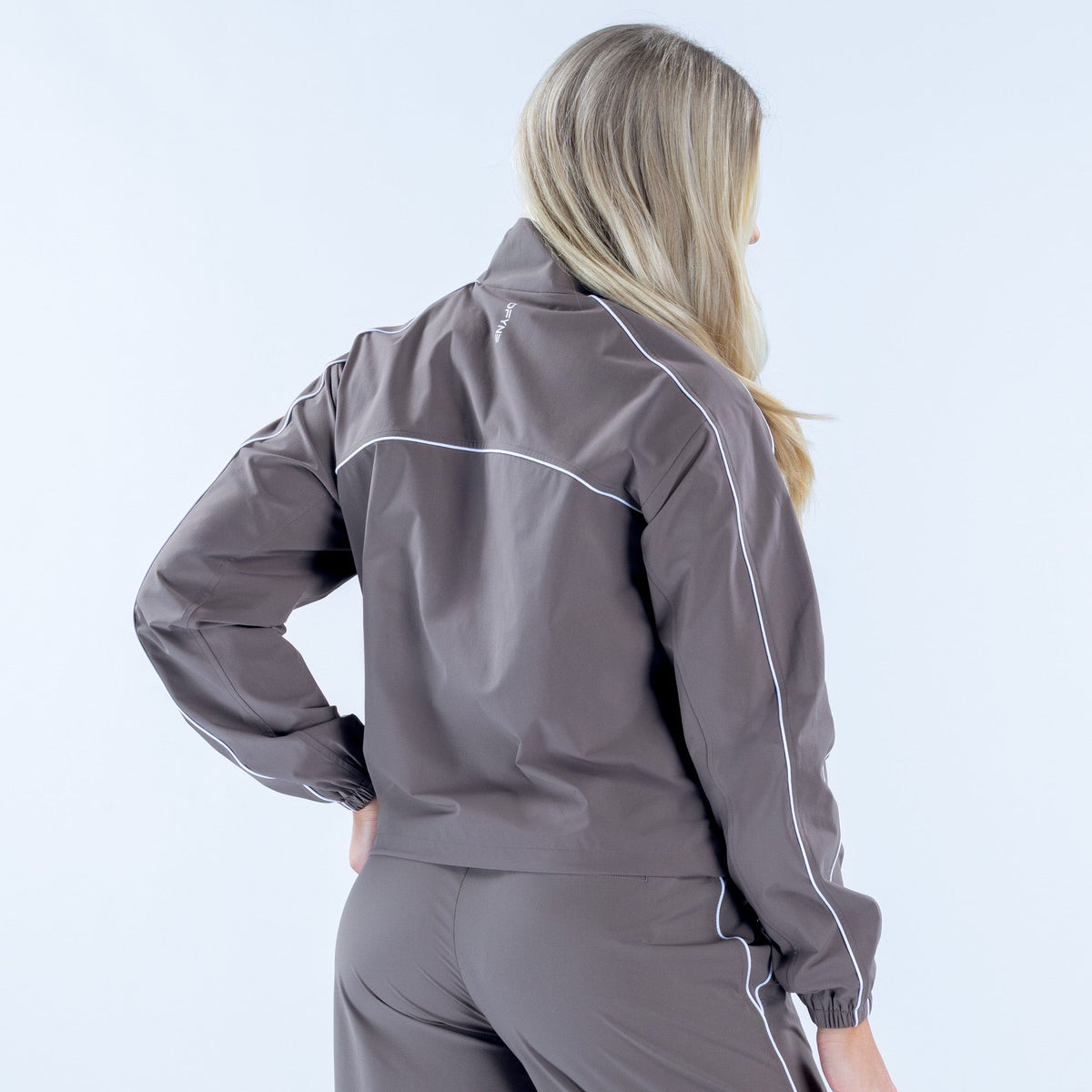 Signature Track Jacket Truffle