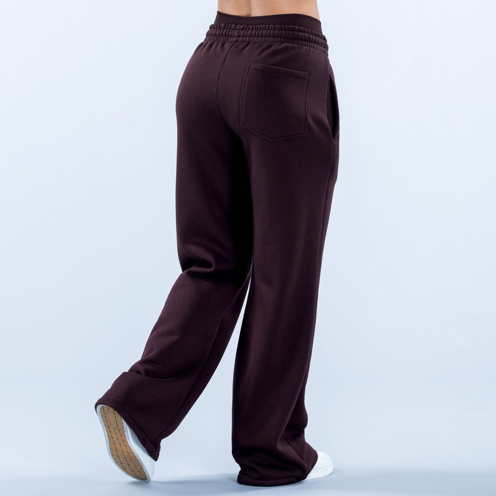 Signature Wide Leg Jogger Espresso