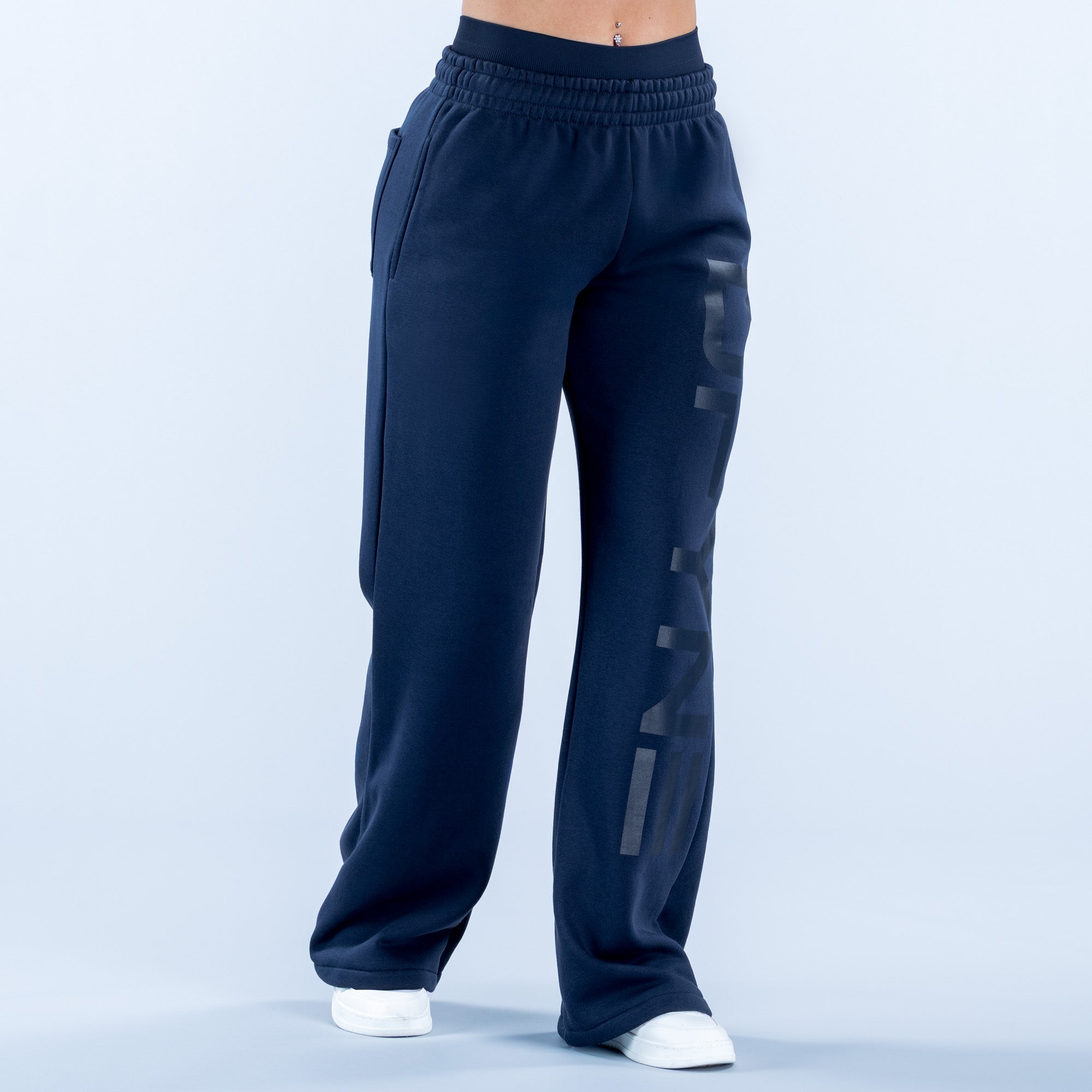 Signature Wide Leg Jogger Ink