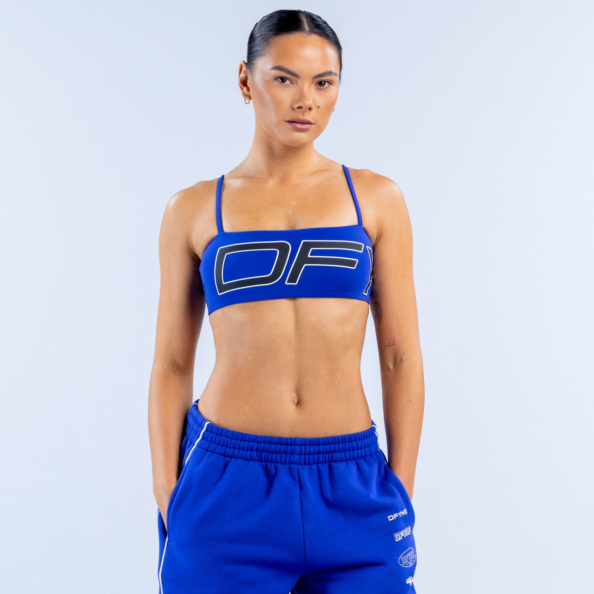 5th Birthday Sports Bra Royal Blue