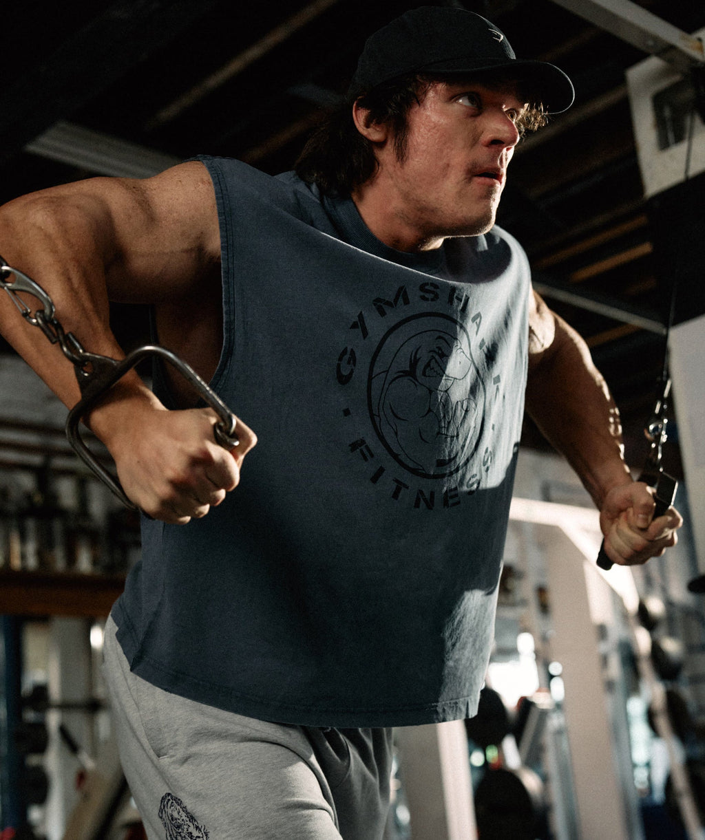 Gymshark Vintage Legacy Tank Azul
