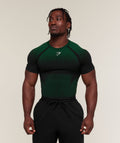 Shadow Seamless T Shirt - Track Green