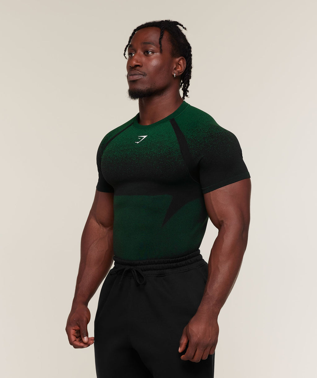 Shadow Seamless T Shirt - Track Green ;)