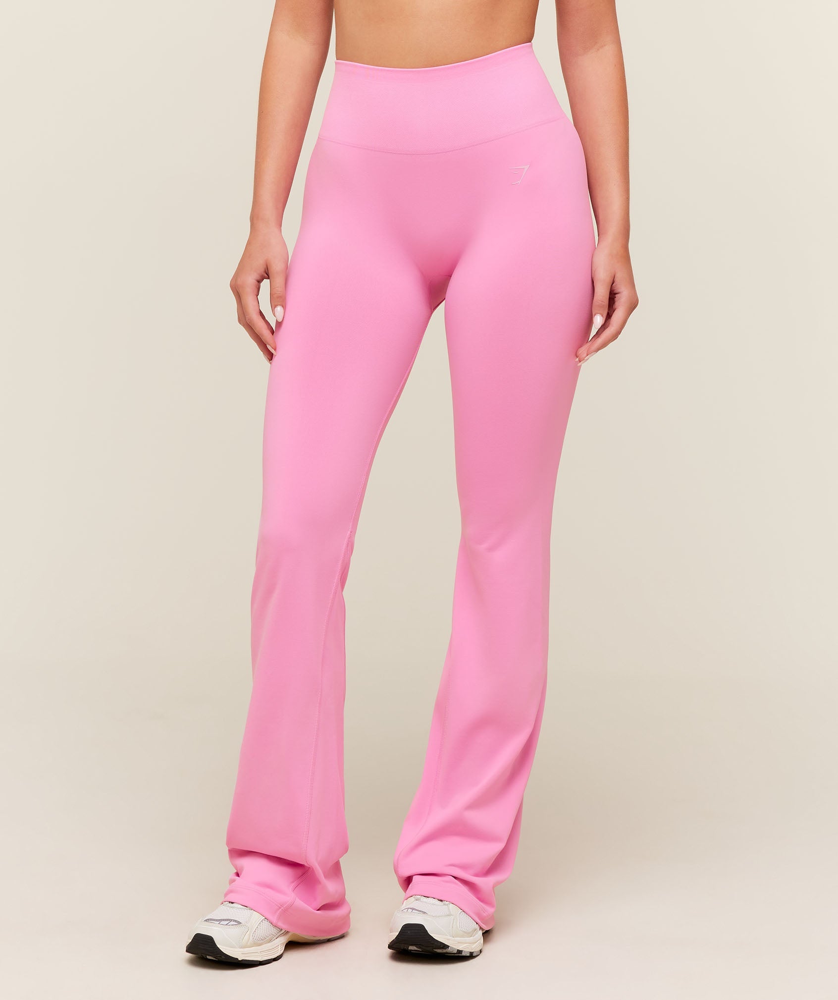 Soft Sculpt Flared Leggings - Focus Pink