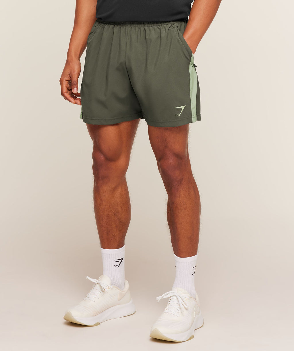 Sport 5" Shorts - Strength Green/Haze Green