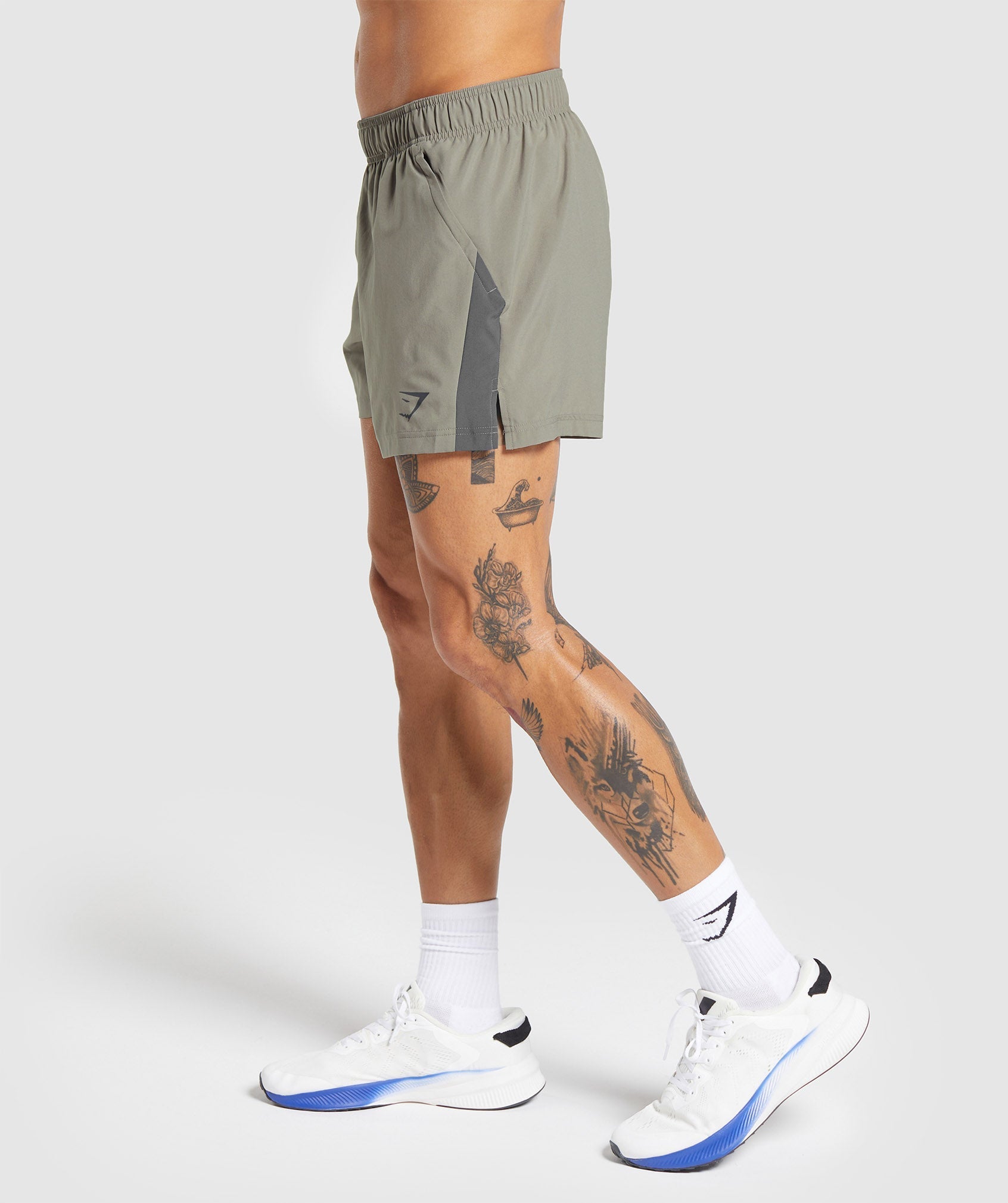 Sport 5" Short - Linen Brown/Dark Grey ;)