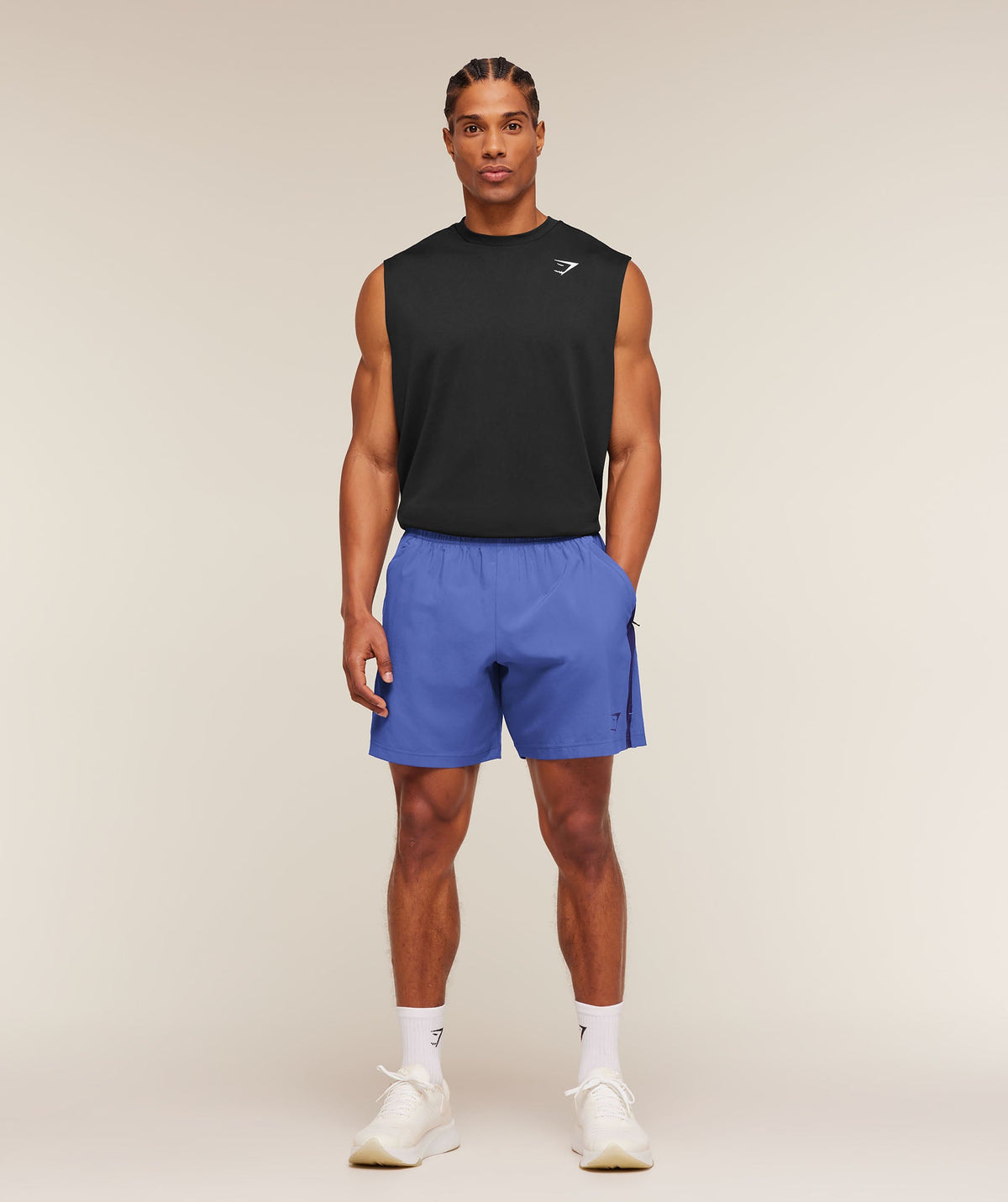 Sport 7" Shorts - Force Blue/Indigo Purple
