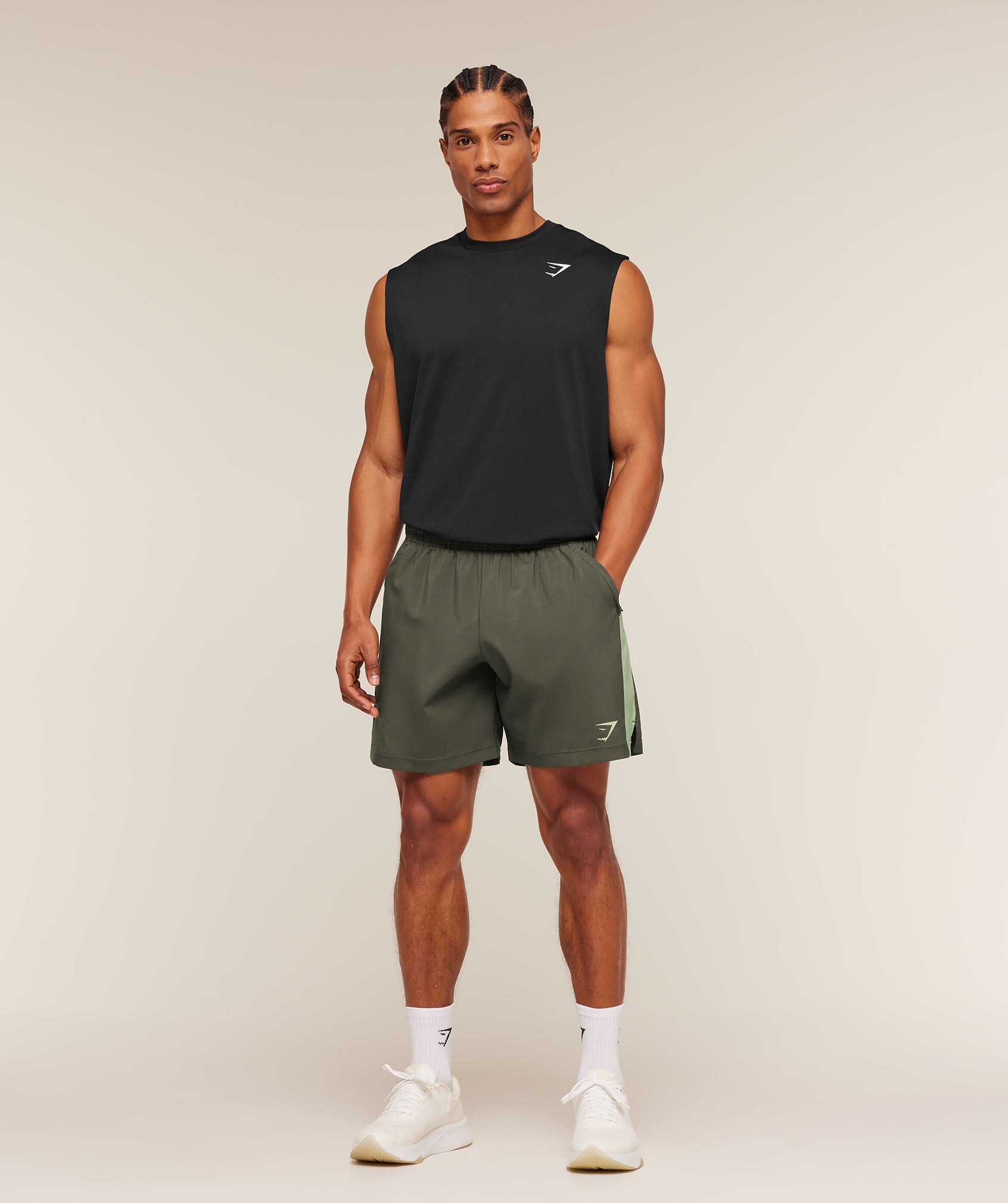 Sport 7" Shorts - Strength Green/Haze Green