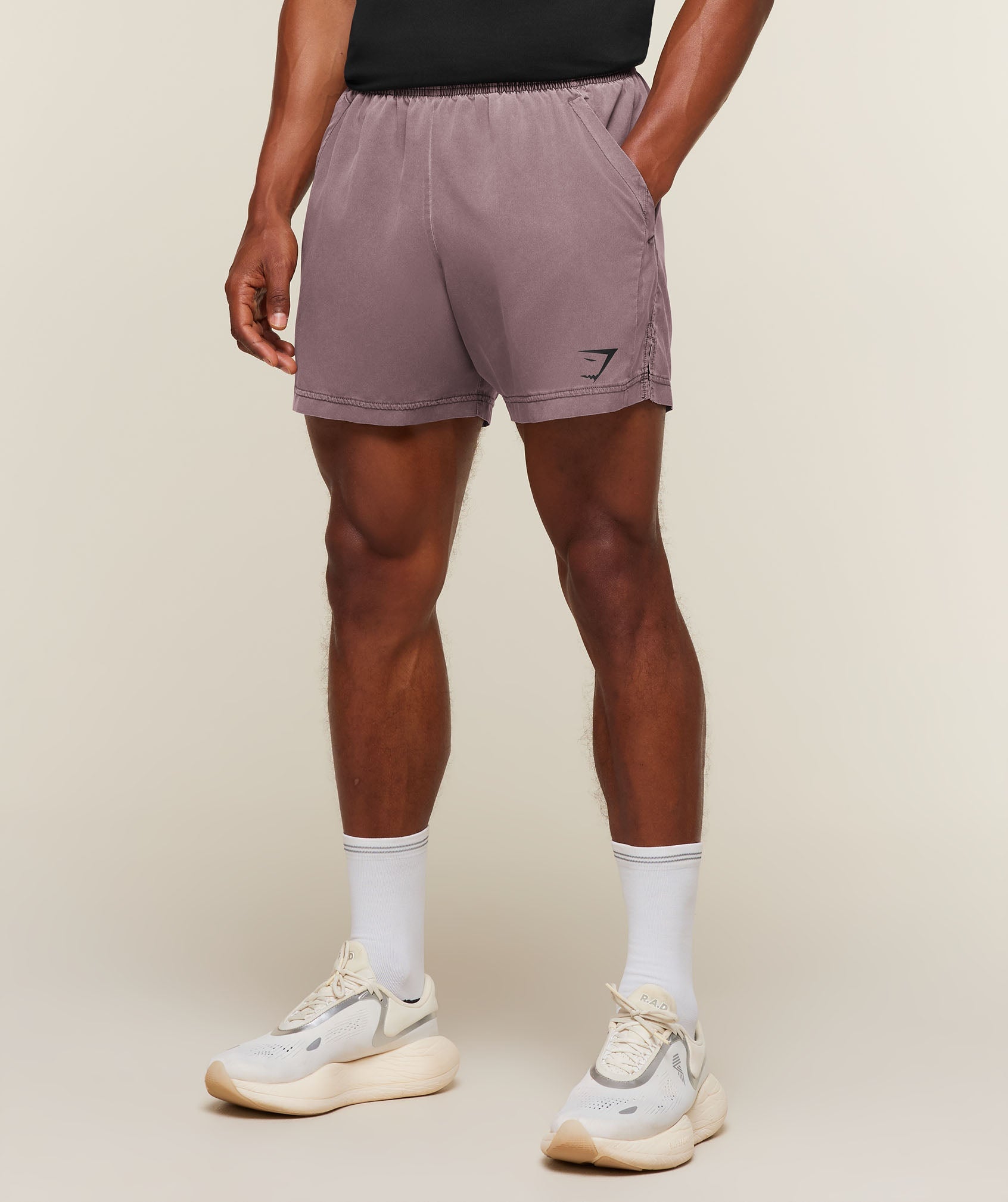 Sport Washed Shorts Cherry Purple Wash