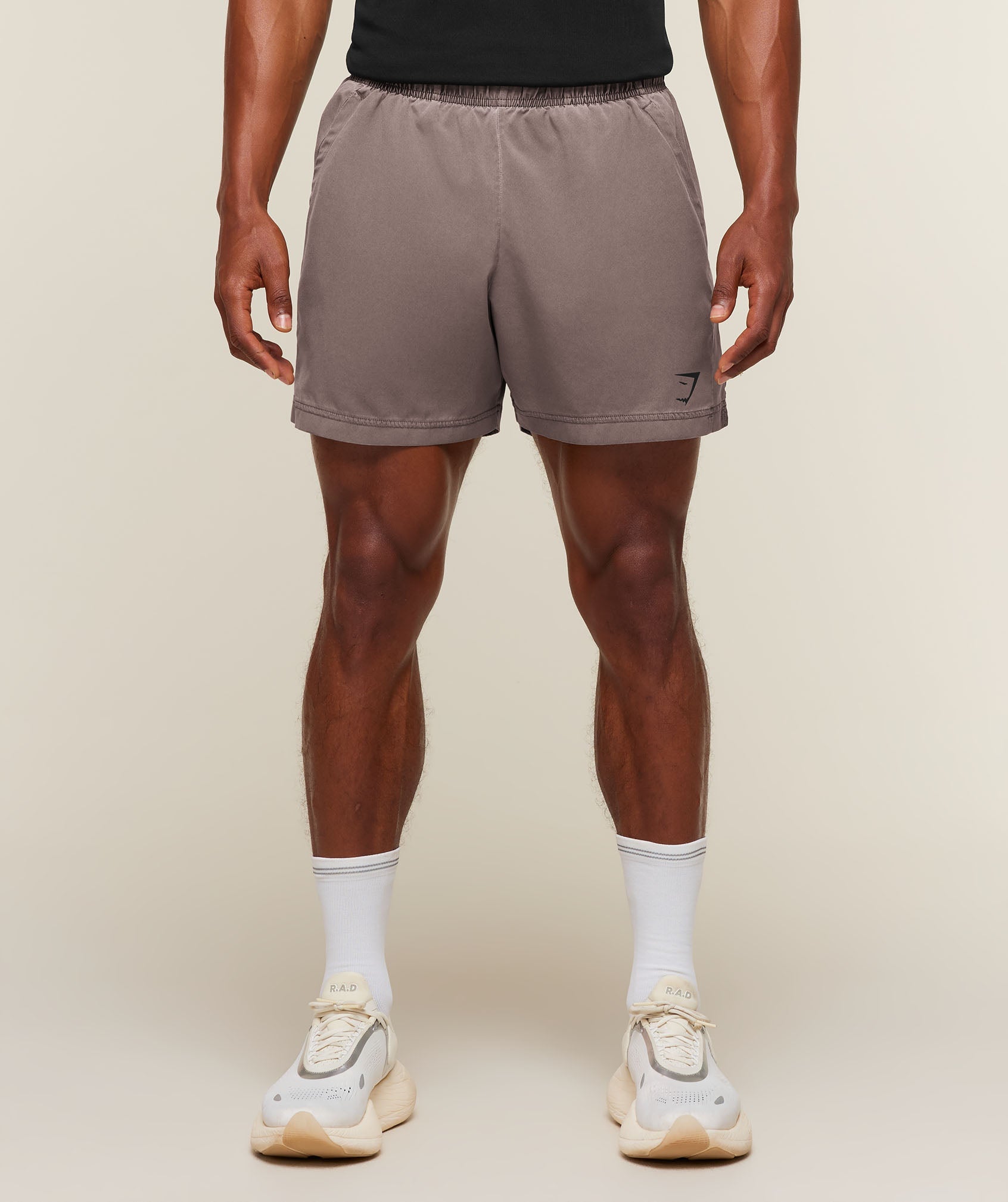 Sport Washed Shorts Soft Brown Wash