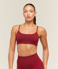 Storm Seamless Sports Bra - Sets Red/Carmine Red