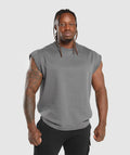 Super Natural Cut Off Tank - Brushed Grey