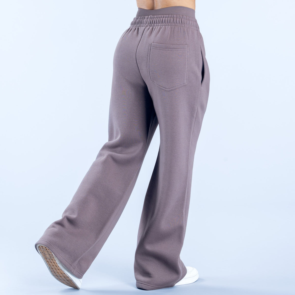 Signature Wide Leg Jogger Truffle