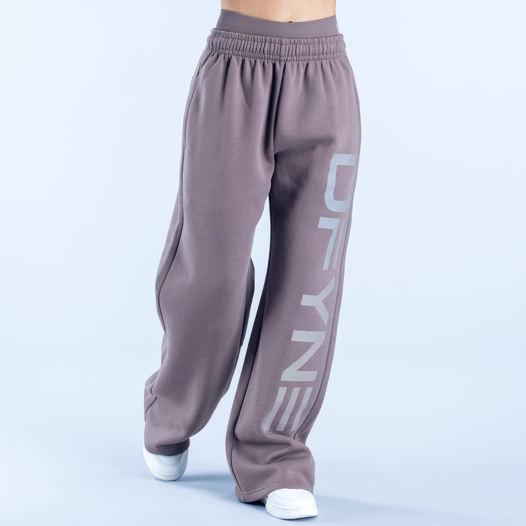 Signature Wide Leg Jogger Truffle