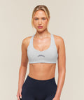 Training Campus Cotton Sports Bra - Light Grey Core Marl