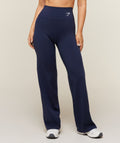 Training Straight Leg Short Leggings - Heavy Blue