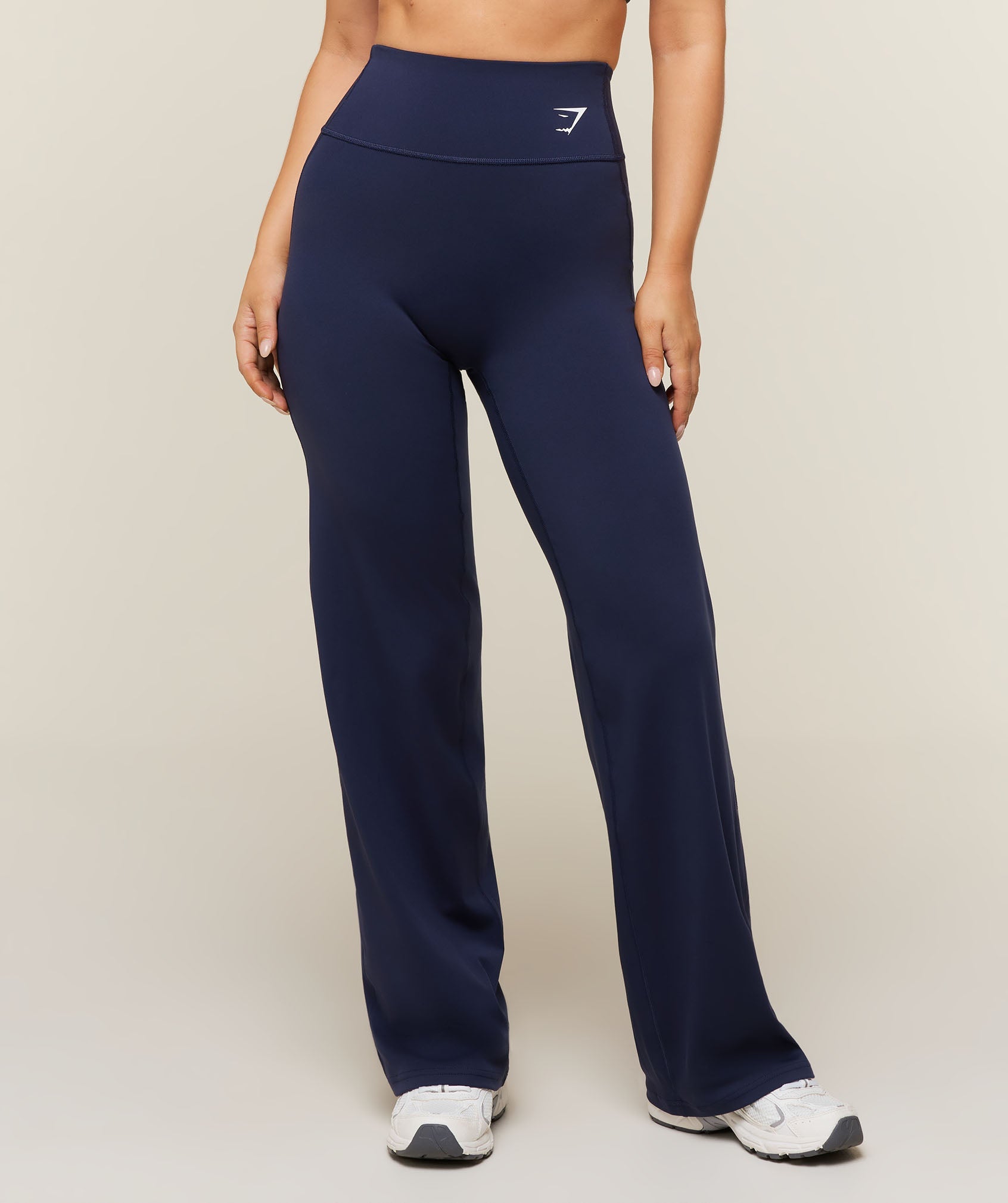 Training Straight Leg Short Leggings - Heavy Blue