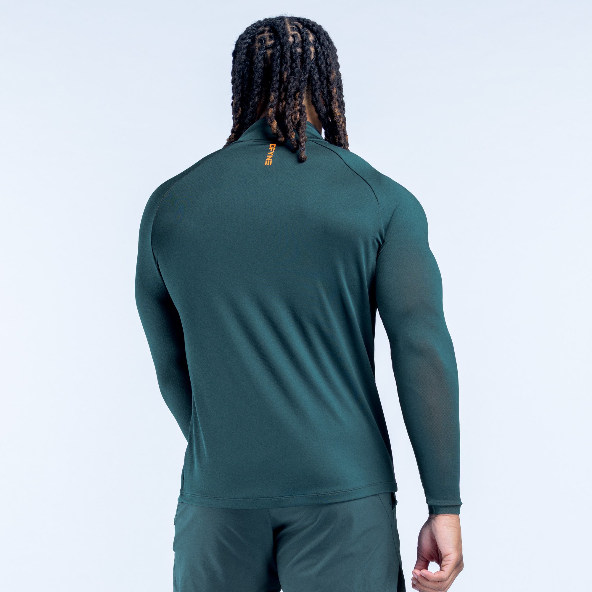 Unbound Quarter Zip Slate Green