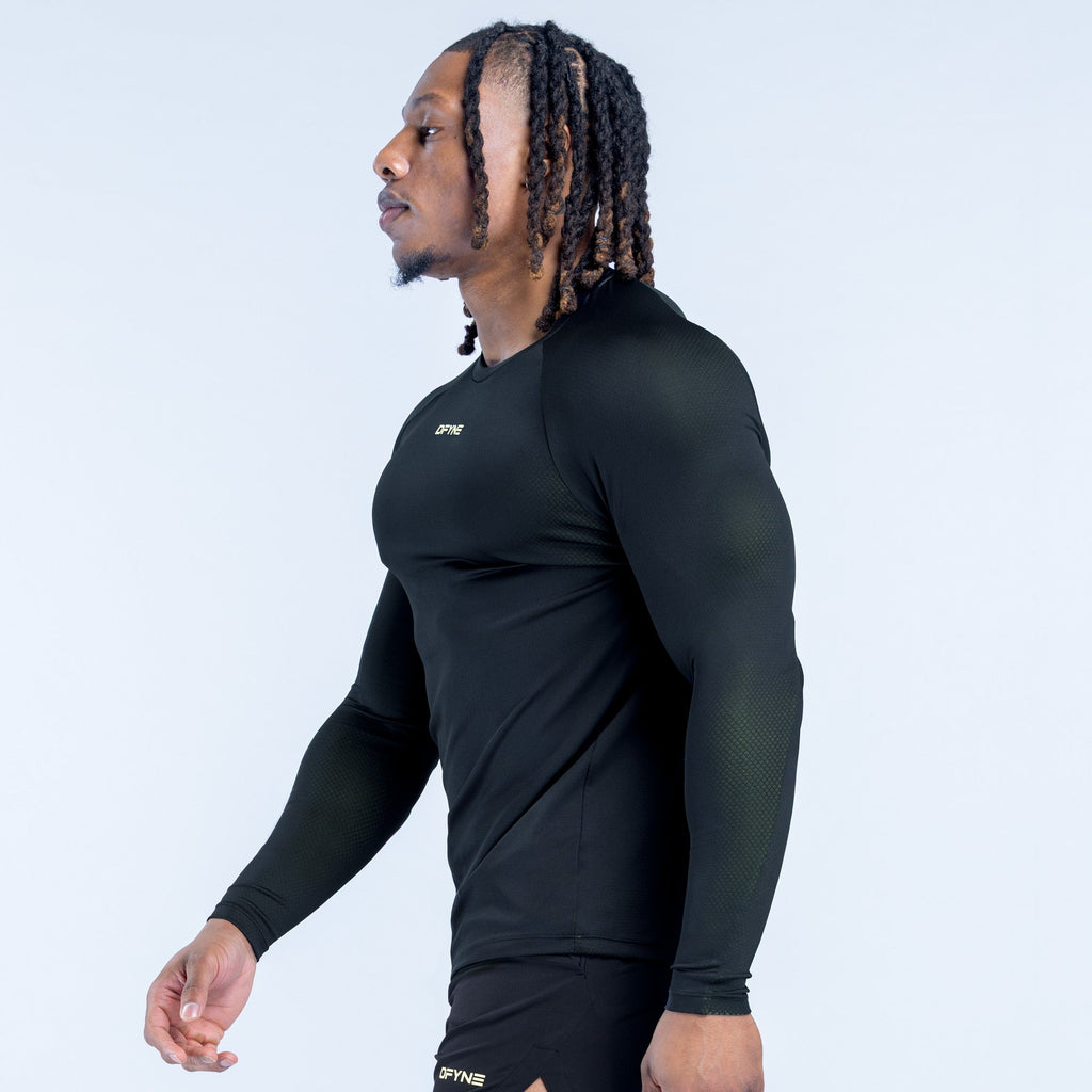 Unbound Long Sleeve Training T-Shirt Midnight Black