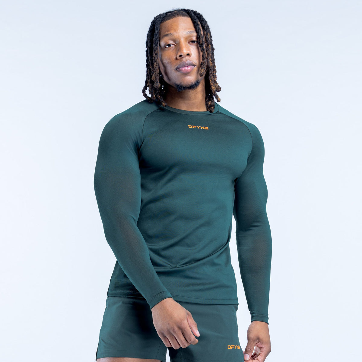 Unbound Long Sleeve Training T-Shirt Slate Green