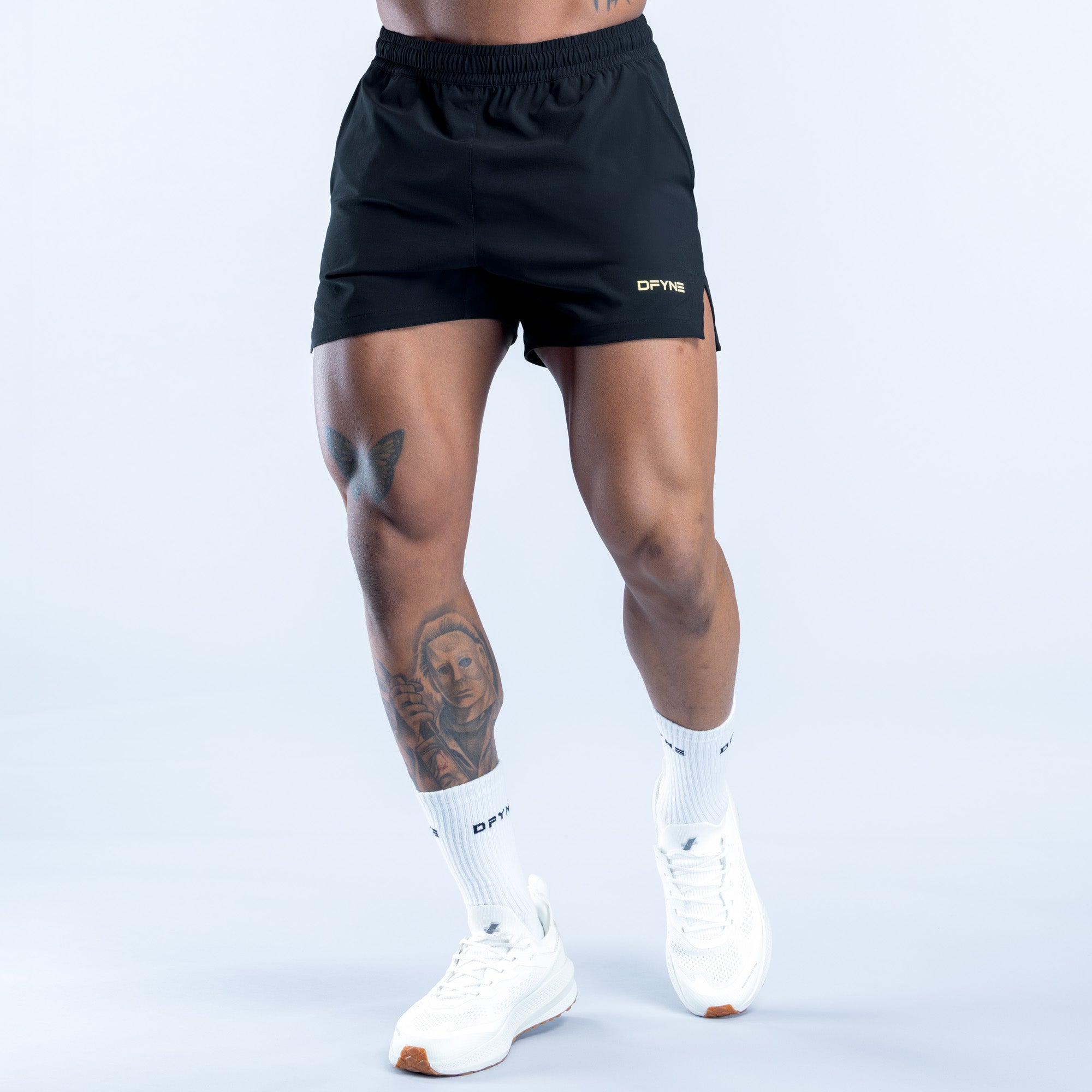 Unbound Training Shorts Midnight Black