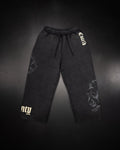 Wide Leg Sweats Black - Vista 1