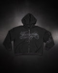 Smoke Zip Up Hoodie Smoke