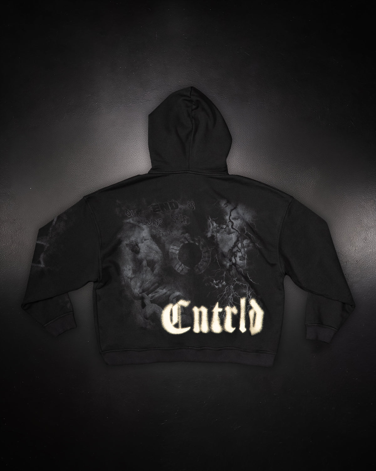 Smoke Zip Up Hoodie Smoke