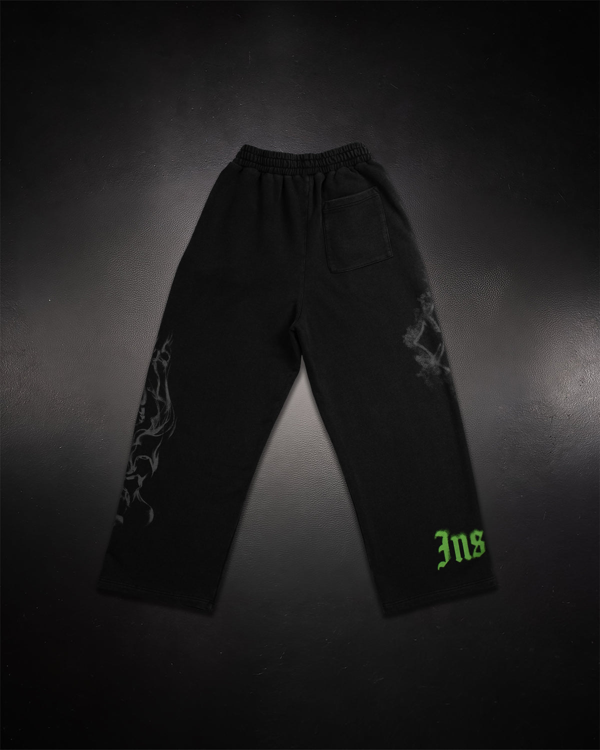 Wide Leg Sweats Venom Green