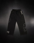 Wide Leg Sweats Glossy Gray