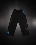 Wide Leg Sweats Butterfly Blue