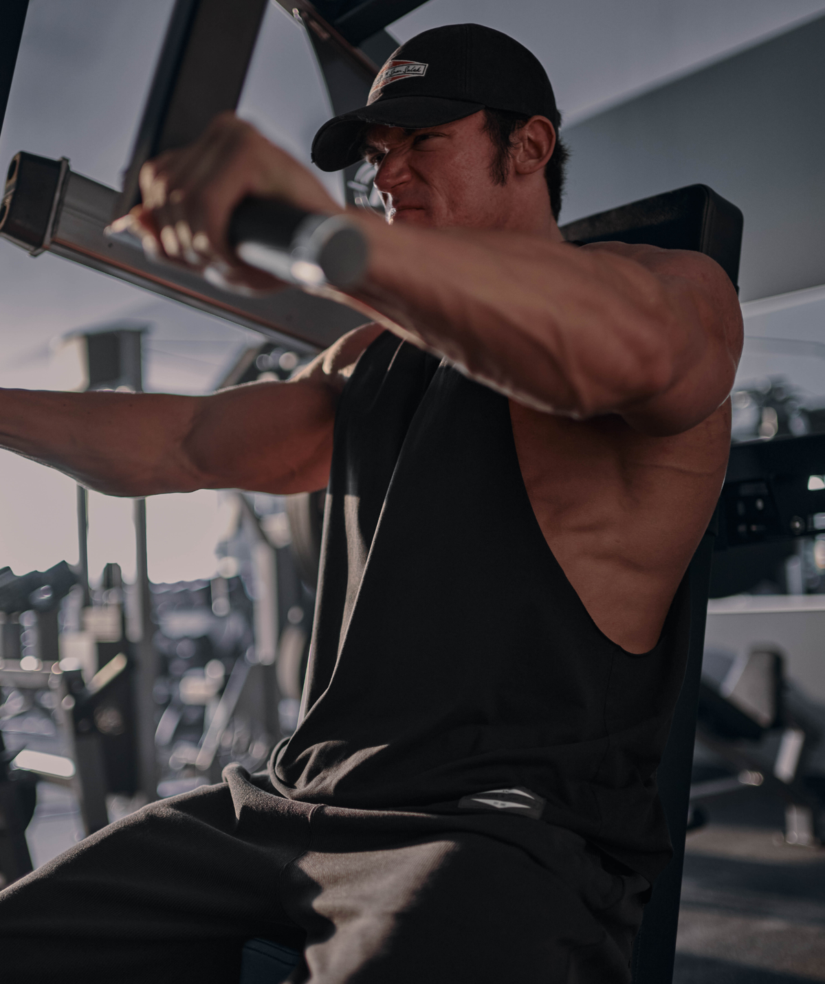 Gymshark x Sam Sulek Tank - Black/Wash ;)