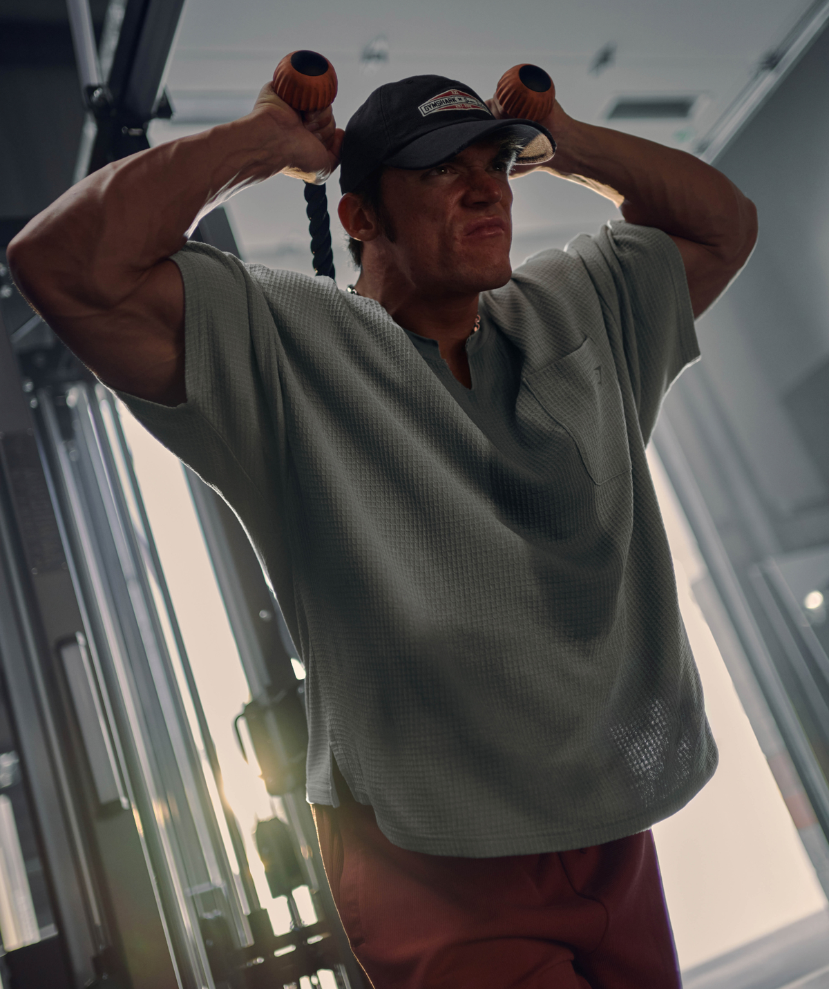 Gymshark x Sam Sulek T-Shirt - Smokey Grey/Wash ;)