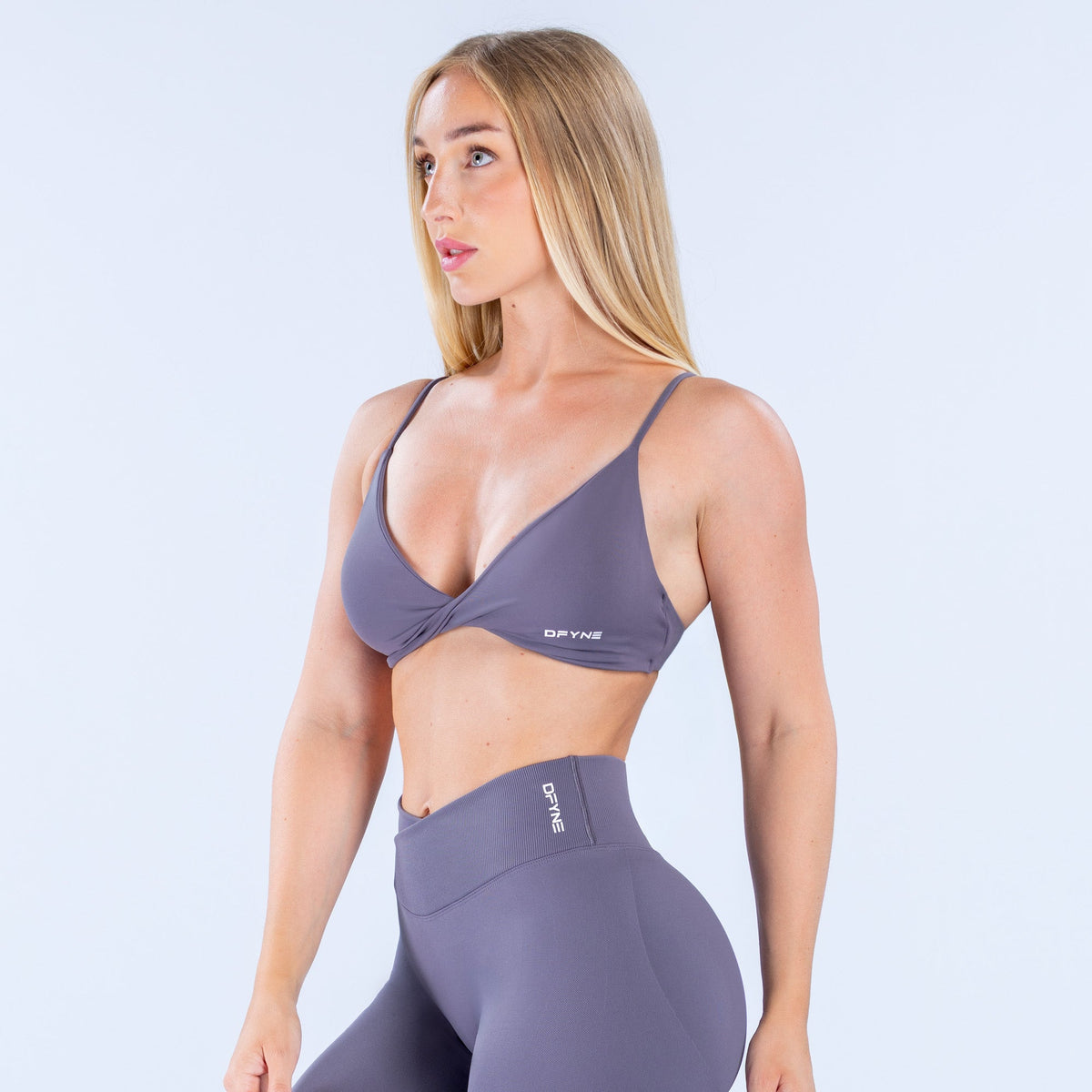 Vision Twist Front Sports Bra Dove