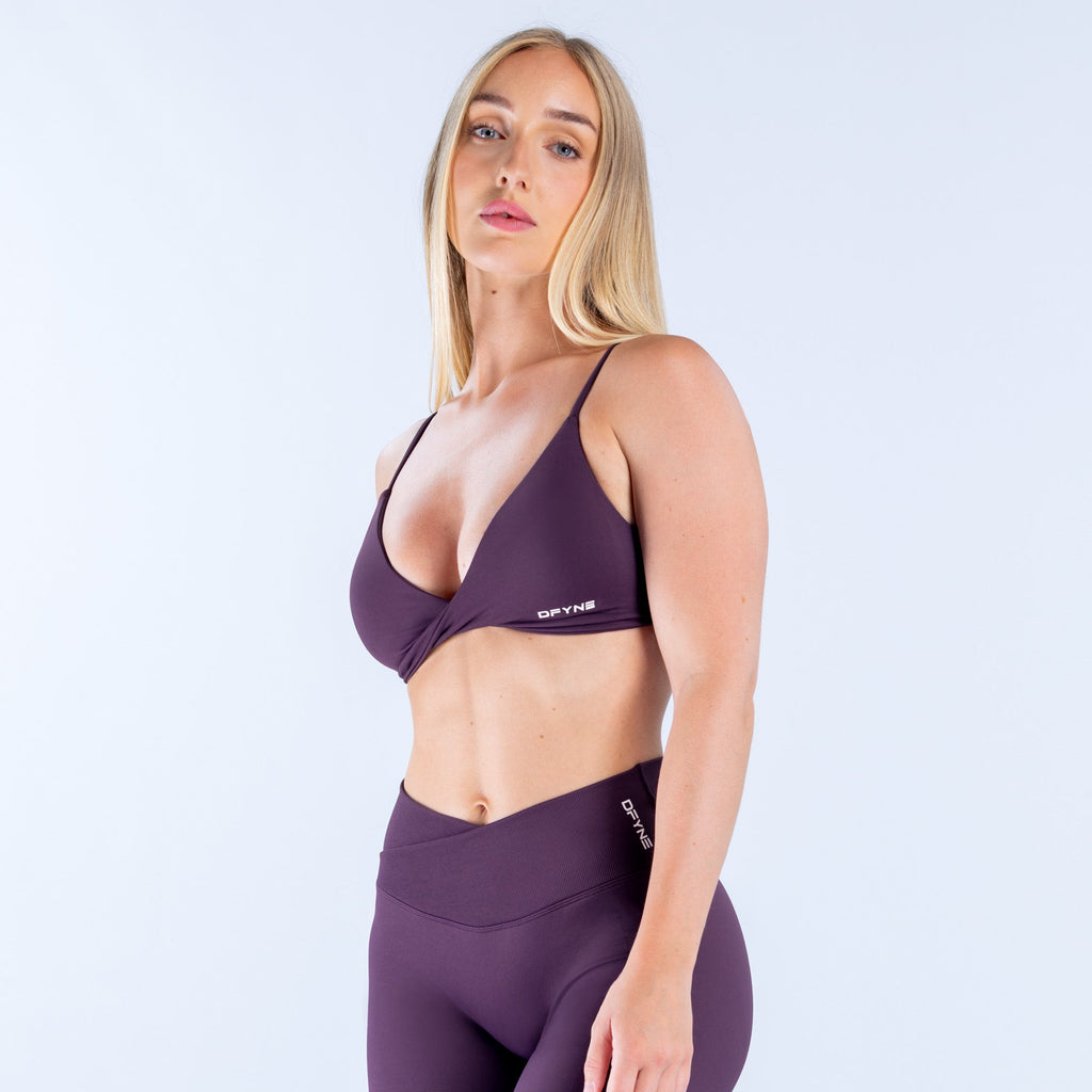 Vision Twist Front Sports Bra Fig