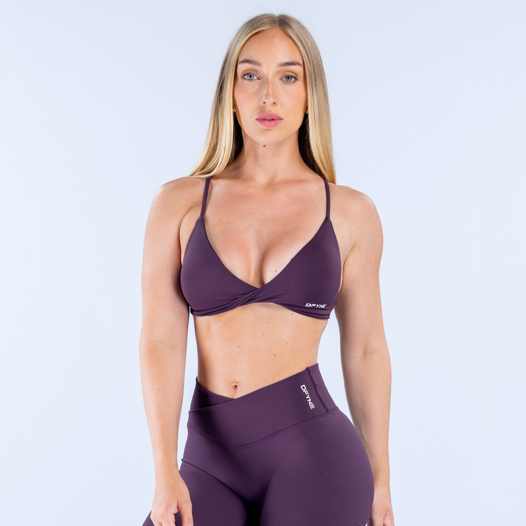 Vision Twist Front Sports Bra Fig