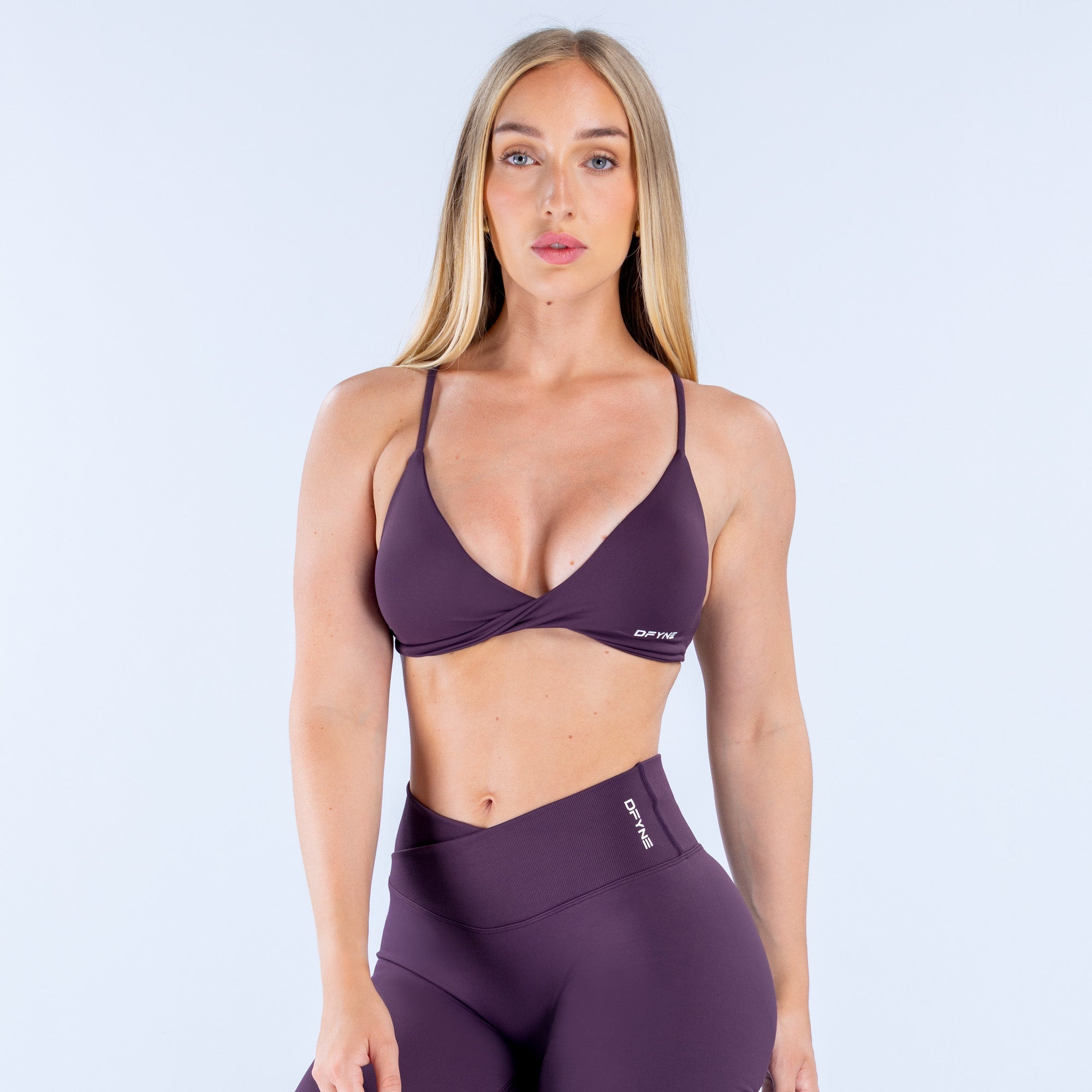 Vision Twist Front Sports Bra Fig