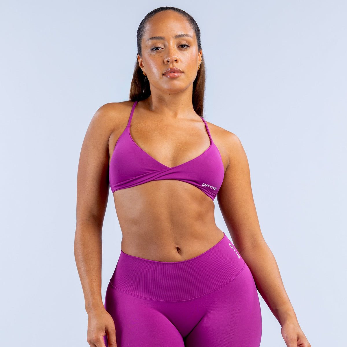 Vision Twist Front Sports Bra - Fuchsia ;)