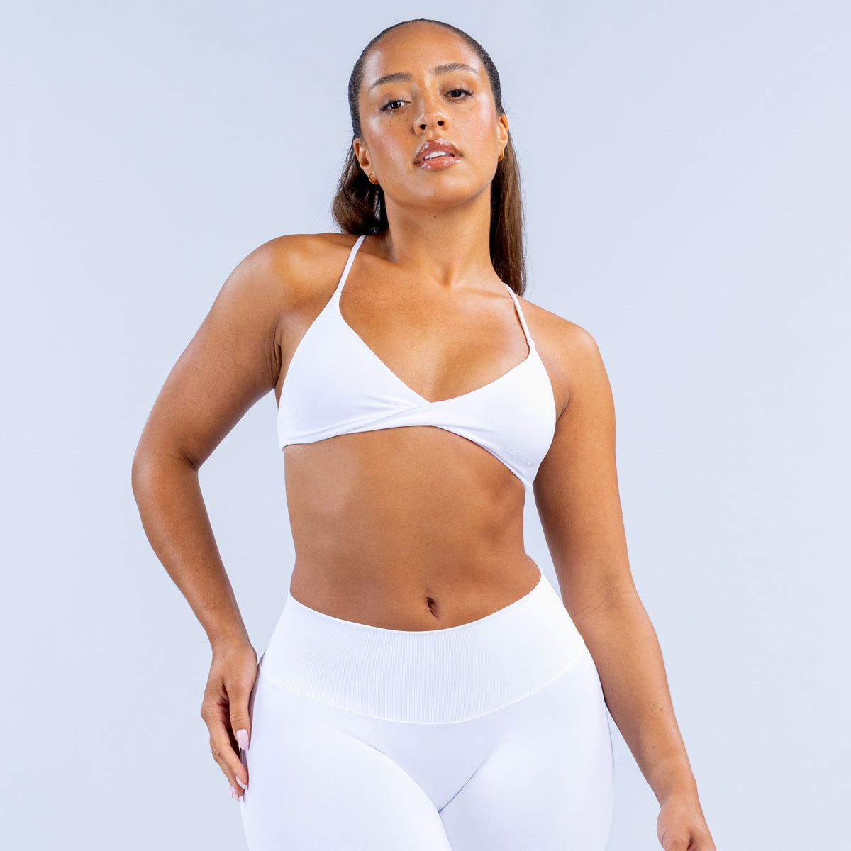 Vision Twist Front Sports Bra - Optic White ;)