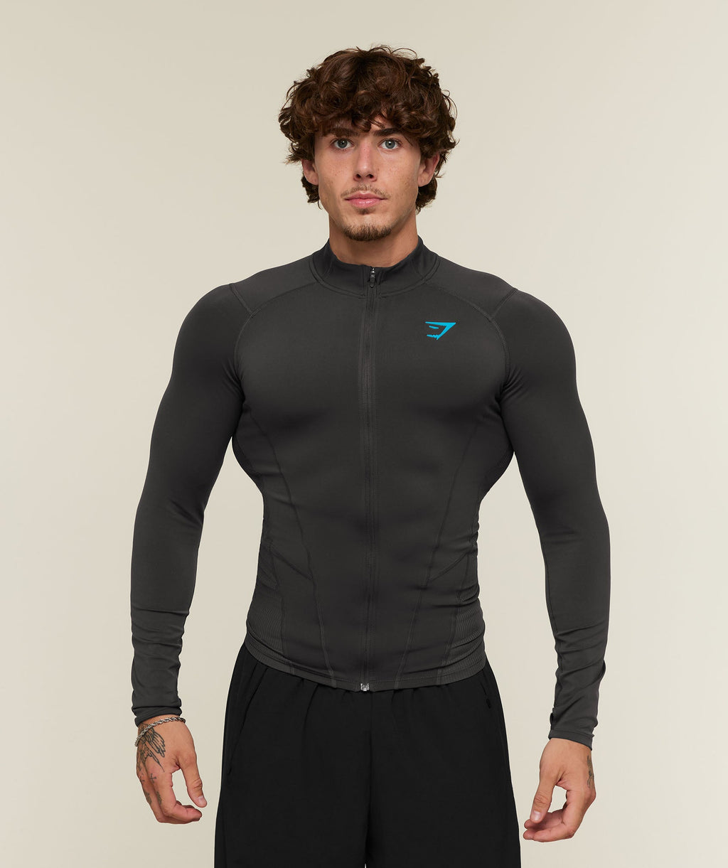 Vengeance Full Zip Jacket - Onyx Grey/Brand Blue ;)
