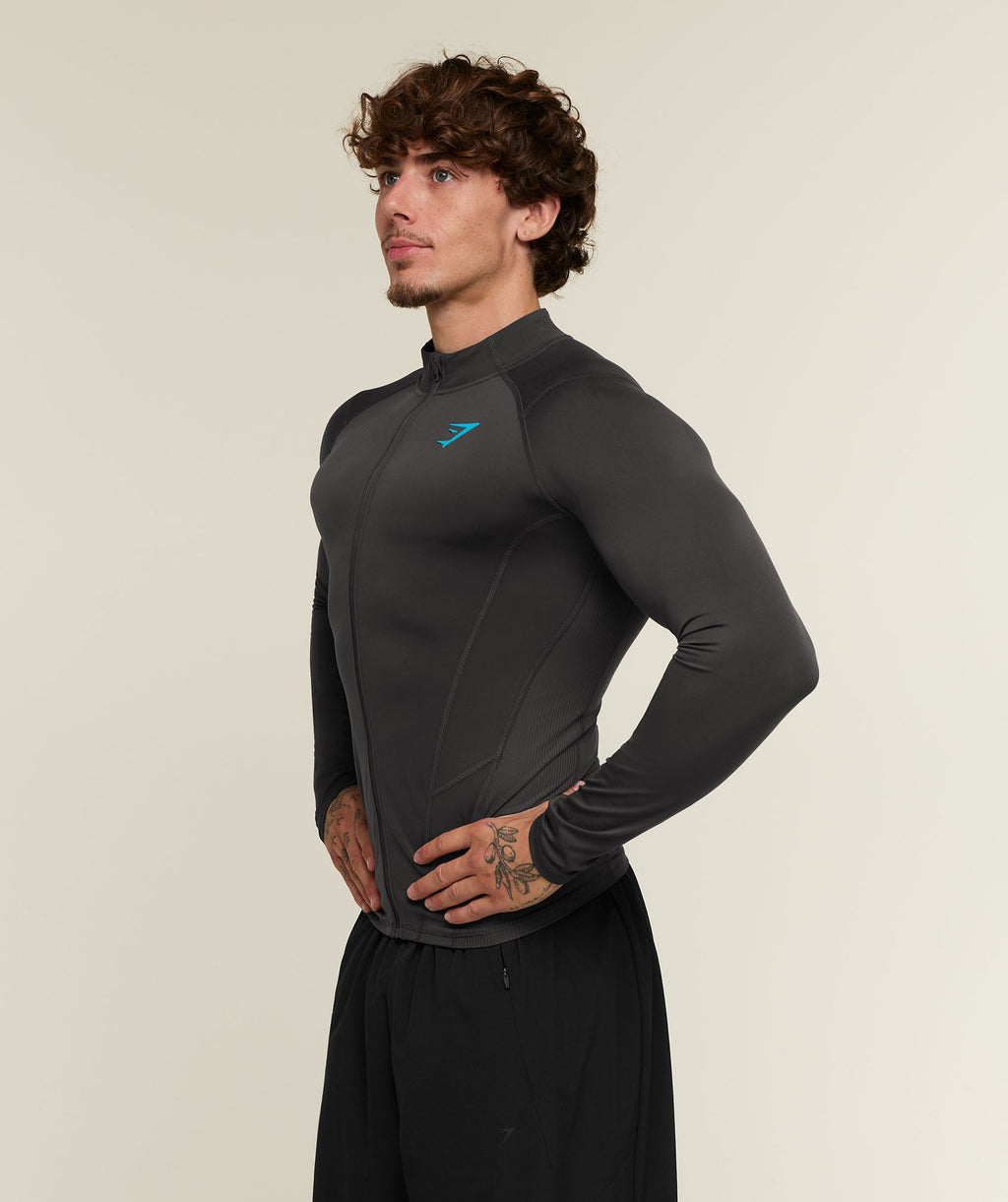 Vengeance Full Zip Jacket - Onyx Grey/Brand Blue ;)