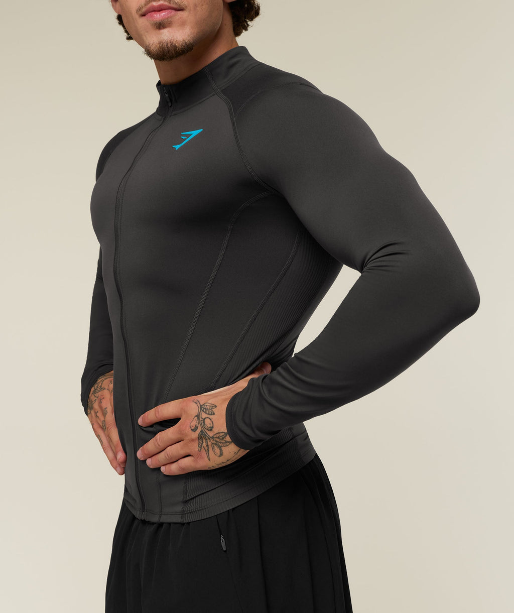 Vengeance Full Zip Jacket - Onyx Grey/Brand Blue ;)