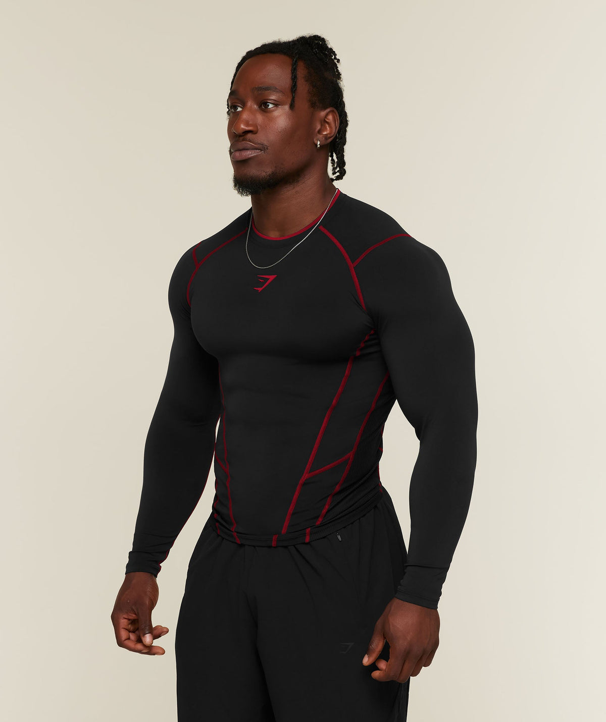 Vengeance Long Sleeve T-Shirt - Black/Carmine Red ;)