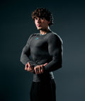 Vengeance Long Sleeve T-Shirt - Onyx Grey/Brand Blue ;)