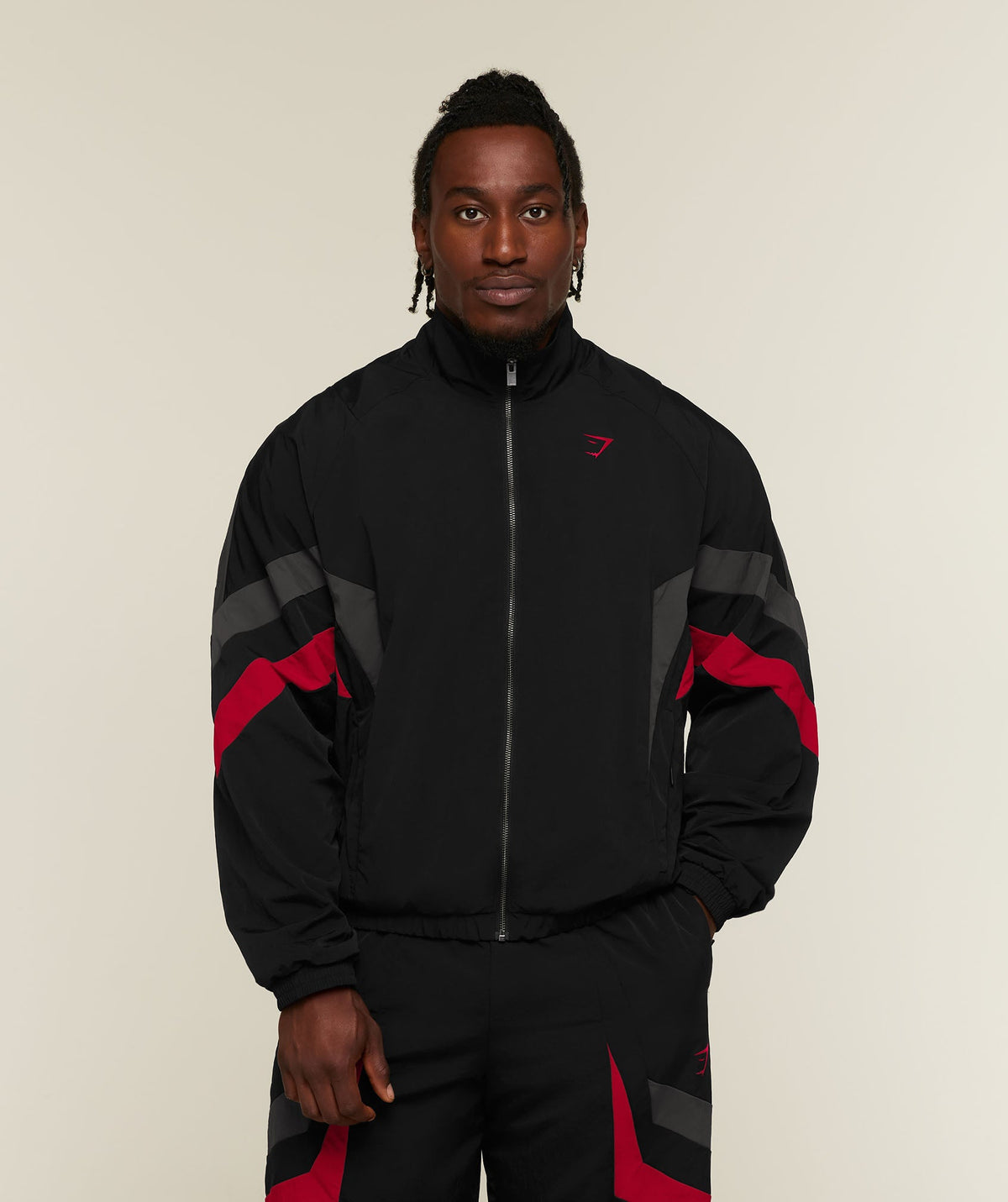 Vengeance Track Jacket - Black/Onyx Grey/Carmine Red ;)