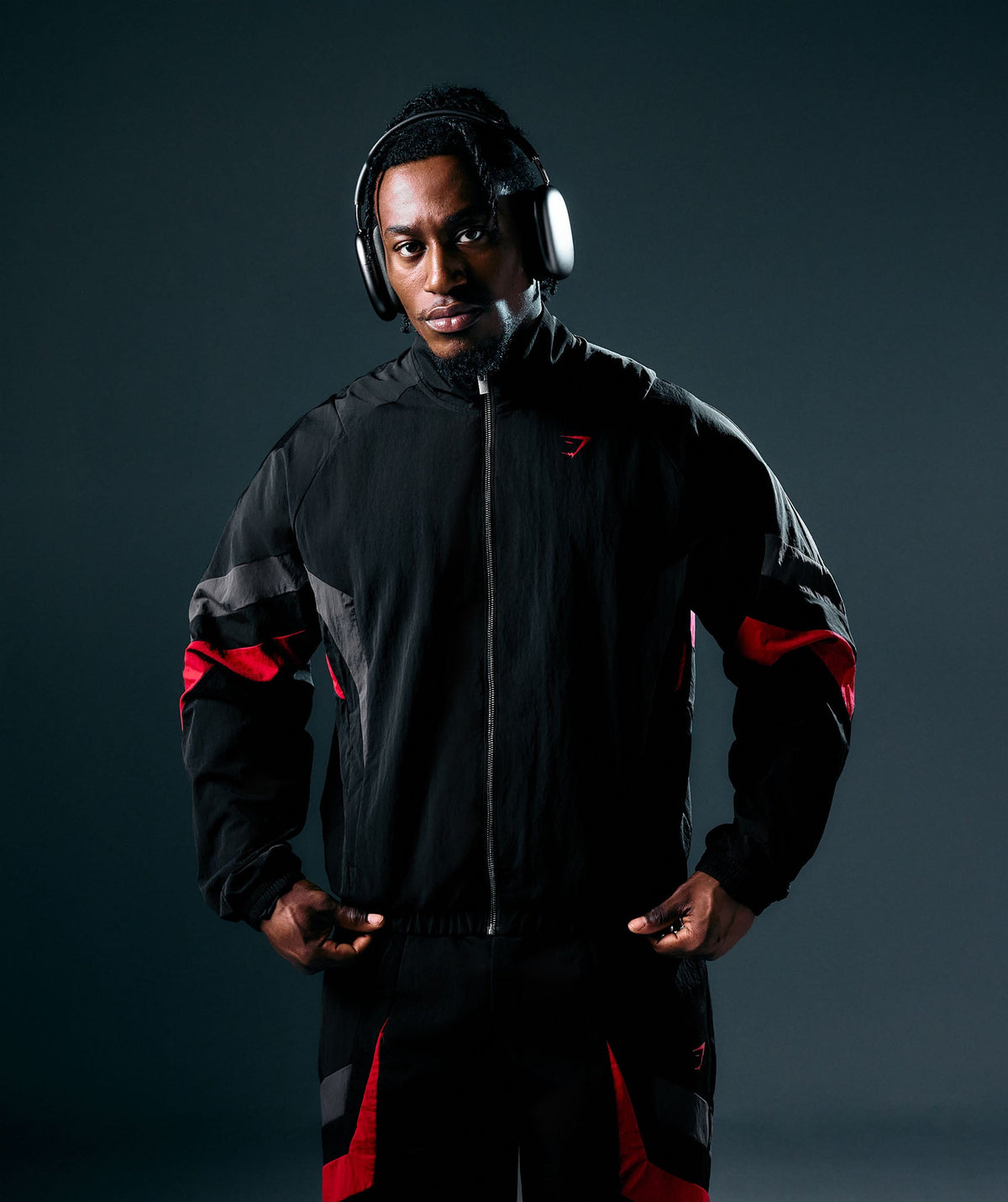 Vengeance Track Jacket - Black/Onyx Grey/Carmine Red ;)