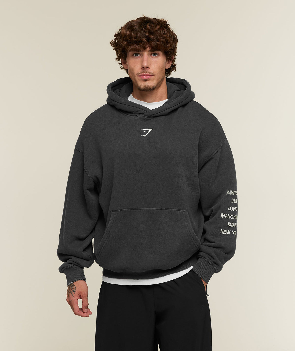 Vengeance Washed Graphic Hoodie - Onyx Grey/Wash ;)