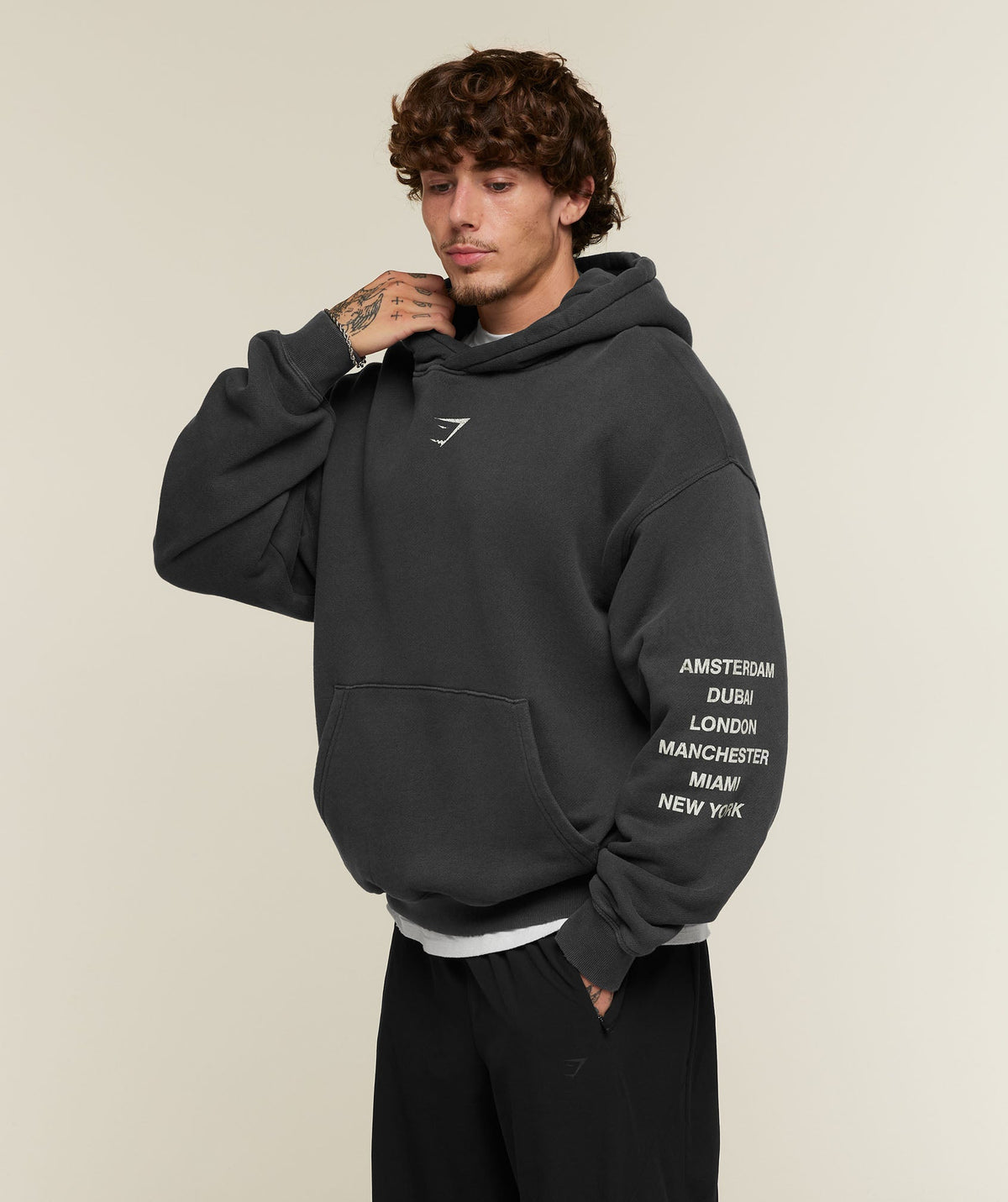 Vengeance Washed Graphic Hoodie - Onyx Grey/Wash ;)